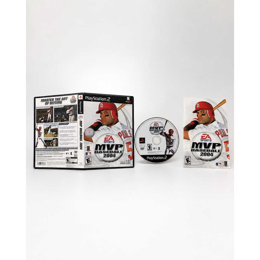 MVP Baseball 2004 PS2 PlayStation 2 Game CIB Manual Tested Working EA Sports